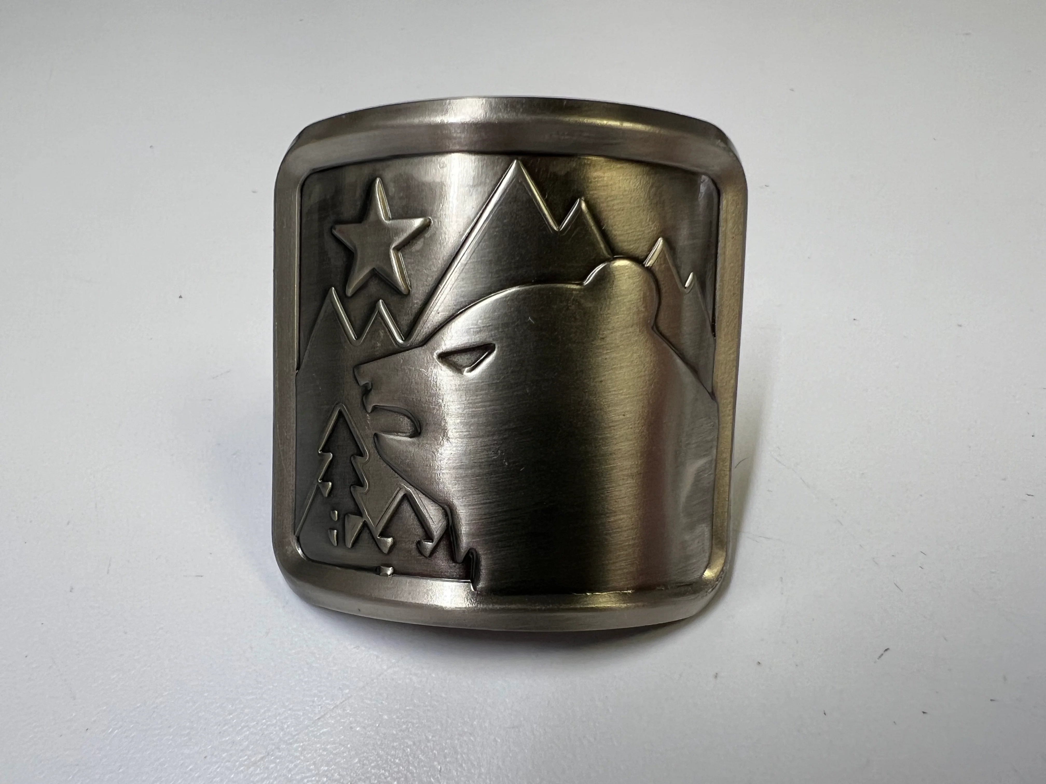 Brass Headtube Badge Large