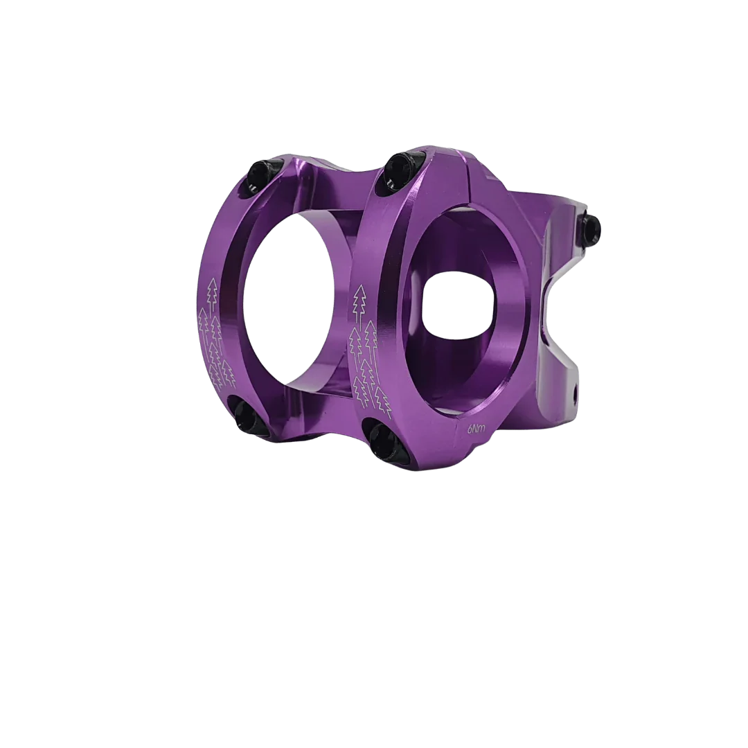 CNC STEM PURPLE, CLAMP&EXT: 35MM